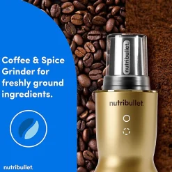 Nutribullet Ultra Plus+ 3-1 Compact Kitchen System, 32 Oz, Brass, Total Qty 1