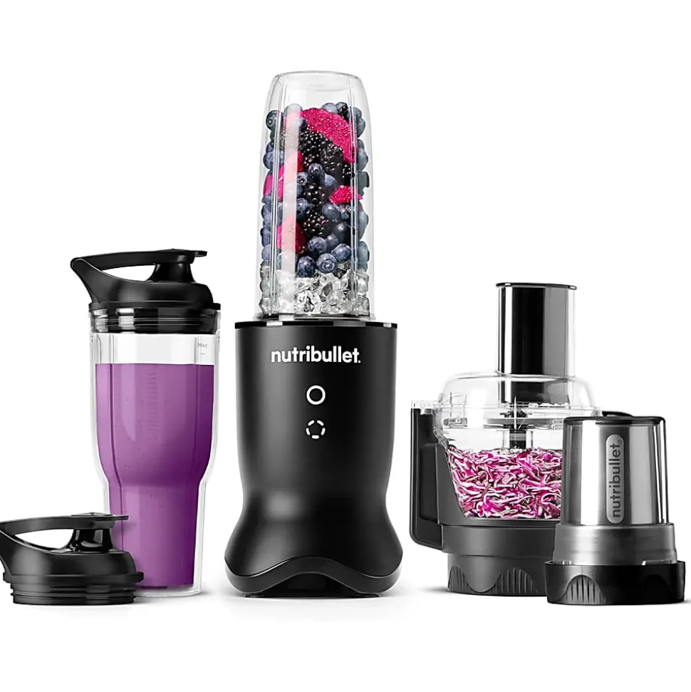 Nutribullet Ultra Plus+ 3-1 Compact Kitchen System, 32 Oz, Satin Black, Total Qty 1
