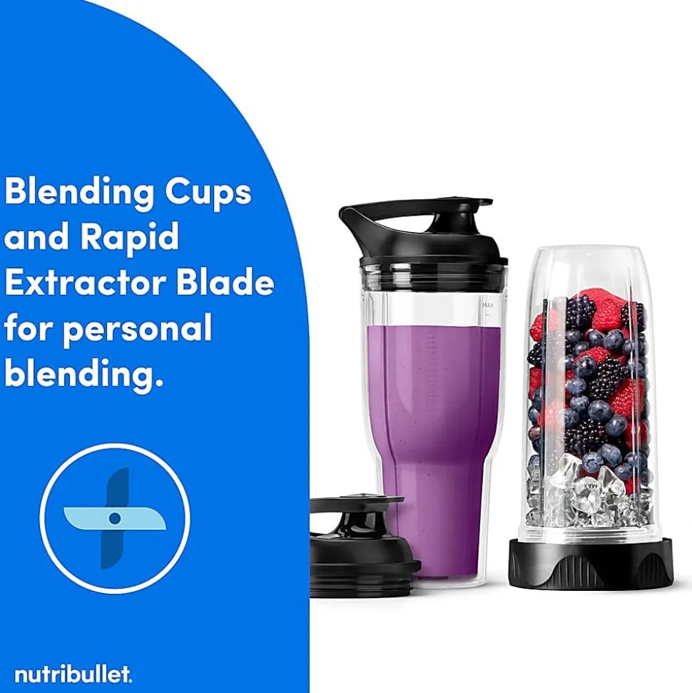 Nutribullet Ultra Plus+ 3-1 Compact Kitchen System, 32 Oz, Satin Black, Total Qty 1