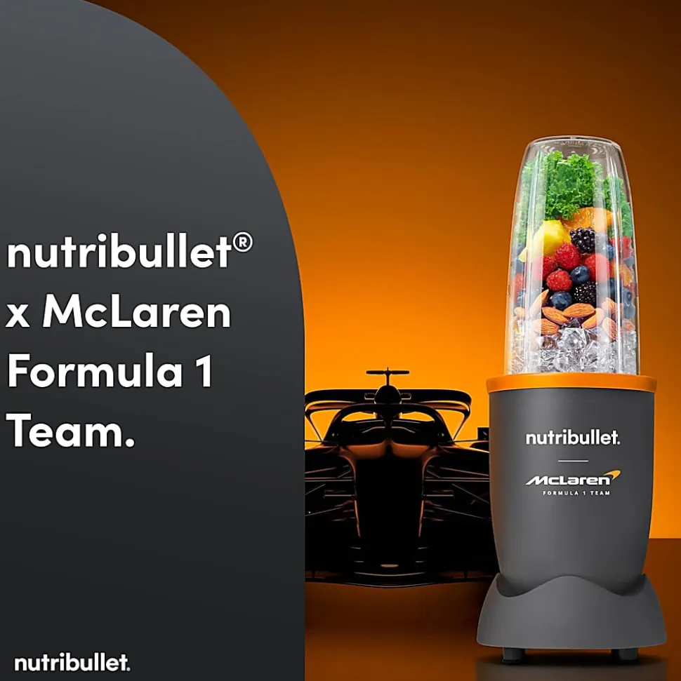 Nutribullet X McLaren Formula 1 Team: Pro Blender, 32 Oz, Gunmetal Gray, Total Qty 1