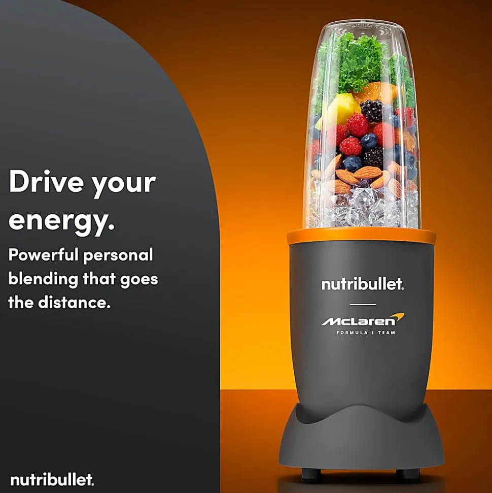 Nutribullet X McLaren Formula 1 Team: Pro Blender, 32 Oz, Gunmetal Gray, Total Qty 1