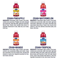 Ocean Spray Tropical Juice Variety Pack, 10 Oz, Pack Of 24 Juices