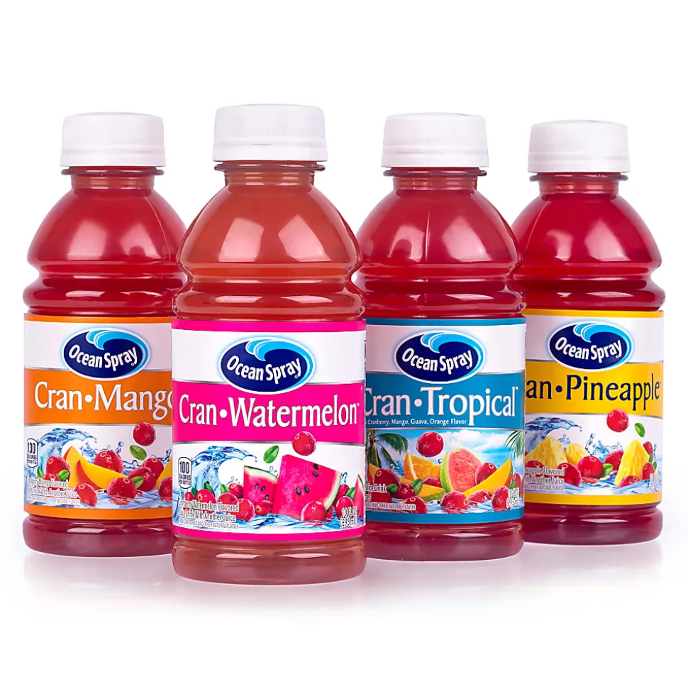 Ocean Spray Tropical Juice Variety Pack, 10 Oz, Pack Of 24 Juices