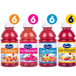 Ocean Spray Tropical Juice Variety Pack, 10 Oz, Pack Of 24 Juices