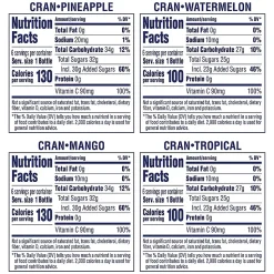 Ocean Spray Tropical Juice Variety Pack, 10 Oz, Pack Of 24 Juices