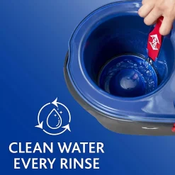 O-Cedar EasyWring RinseClean Spin Mop - MicroFiber Head - Washable, Reusable, Machine Washable, Refillable, Telescopic Handle - Multi - 1 Each