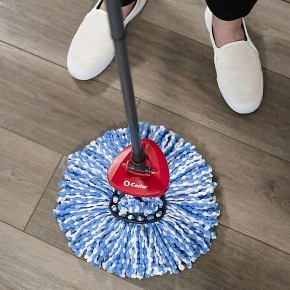 O-Cedar EasyWring Rinse Clean Mop Refill - MicroFiber - Multi - 2 / Pack