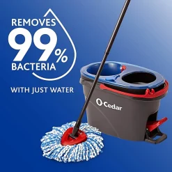 O-Cedar EasyWring Rinse Clean Mop Refill - MicroFiber - Multi - 2 / Pack