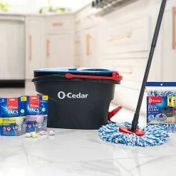 O-Cedar EasyWring Rinse Clean Mop Refill - MicroFiber - Multi - 2 / Pack