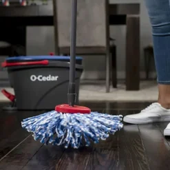 O-Cedar EasyWring Rinse Clean Mop Refill - MicroFiber - Multi - 2 / Pack