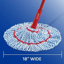 O-Cedar MicroTwist MAX Microfiber Mop - MicroFiber Head - Absorbent, Reusable, Machine Washable, Easy to Use, Comfortable Grip, Refillable - Multi