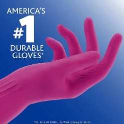 O-Cedar Playtex Living Gloves - Chemical, Bacteria Protection - Medium Size - Latex, Neoprene, Nitrile - 166119