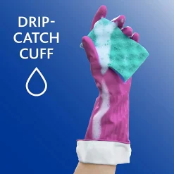 O-Cedar Playtex Living Gloves - Chemical, Bacteria Protection - Medium Size - Latex, Neoprene, Nitrile - 166119