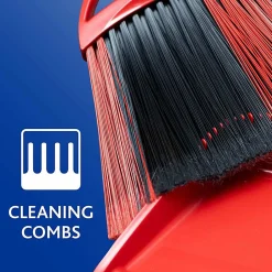 O-Cedar PowerCorner One Sweep Broom - Red, Black, Gray - 1 Each