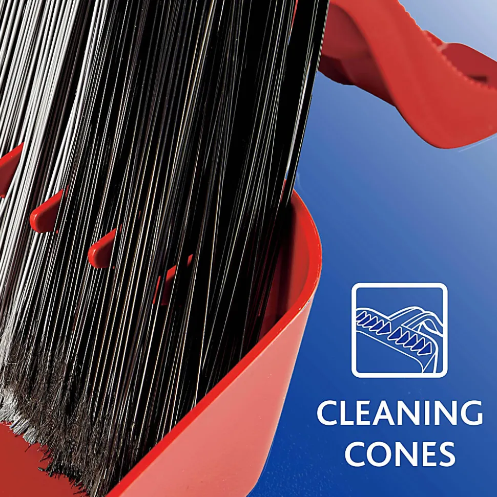 O-Cedar PowerCorner Pet Pro Broom - Red, Black, Gray - 1 Each