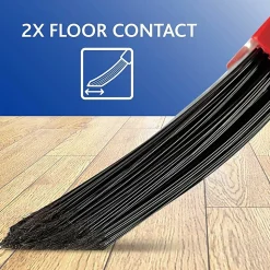 O-Cedar PowerCorner Pet Pro Broom - Red, Black, Gray - 1 Each