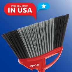O-Cedar PowerCorner Pet Pro Broom - Red, Black, Gray - 1 Each
