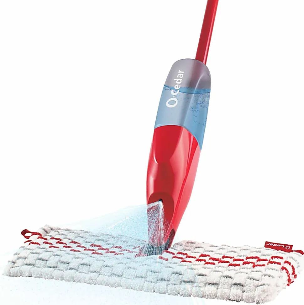 O-Cedar ProMist MAX Microfiber Spray Mop - MicroFiber Head - Reusable, Machine Washable, Refillable, Double-sided - Multi - 1 Each