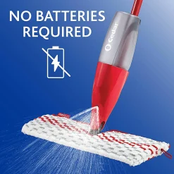 O-Cedar ProMist MAX Microfiber Spray Mop - MicroFiber Head - Reusable, Machine Washable, Refillable, Double-sided - Multi - 1 Each