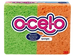 O Cel O Cellulose Sponges, Assorted Colors, Pack Of 4