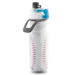 O2COOL Mist N’ Sip Water Bottle, 20 Oz, Baseball