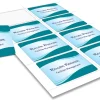 Office Depot® Brand Adhesive Name Badges, 2-1/3" x 3-3/8", White, Pack Of 160