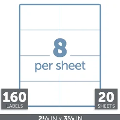 Office Depot® Brand Adhesive Name Badges, 2-1/3