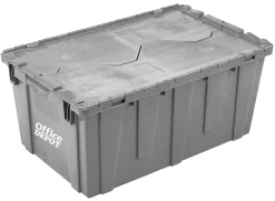 Office Depot® Brand Attached-Lid Storage Container, 12