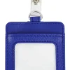 Office Depot® Brand Badge Holder, 2 13/16" x 4 7/16", Blue