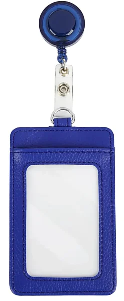 Office DepotĀ® Brand Badge Holder, 2 13/16" x 4 7/16", Blue