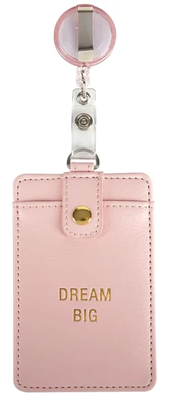 Office DepotĀ® Brand Badge Holder, 2 13/16" x 4 7/16", Pink