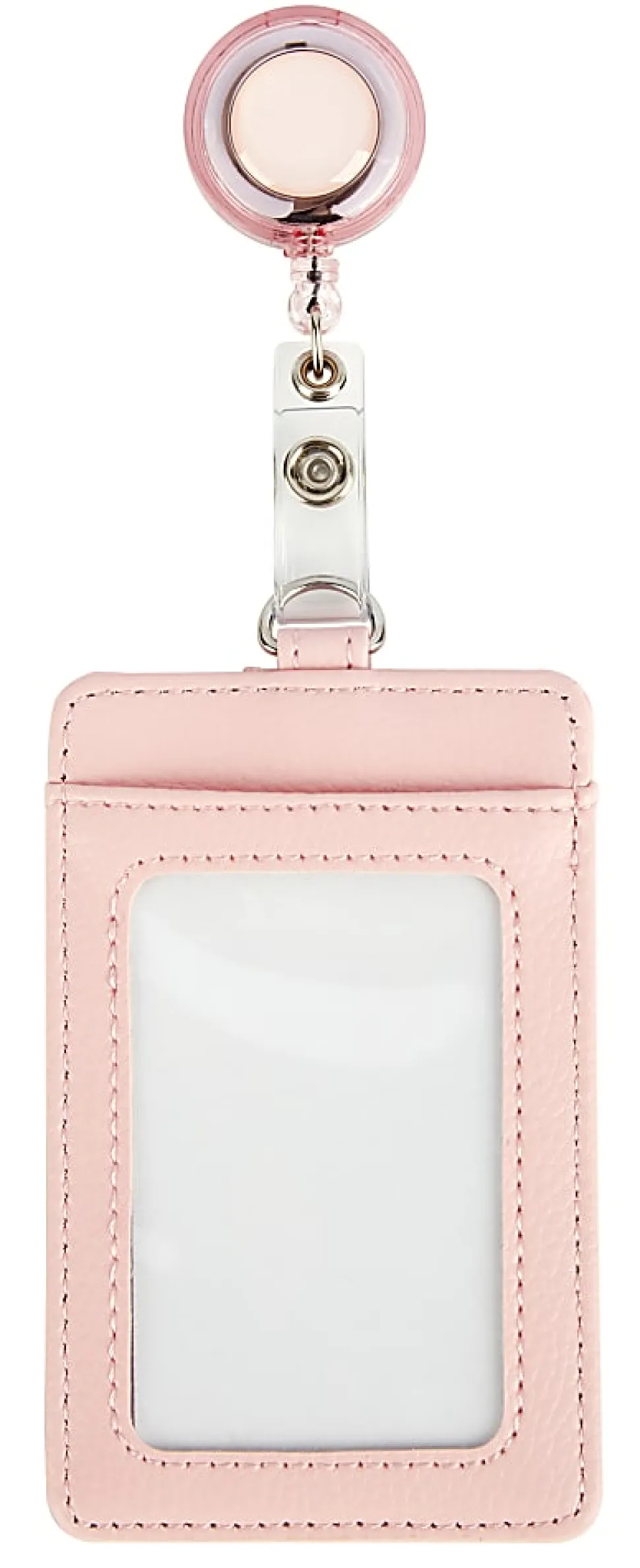 Office Depot® Brand Badge Holder, 2 13/16" x 4 7/16", Pink