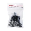 Office Depot® Brand Binder Clips, Assorted Sizes, Black, Pack Of 30