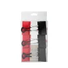 Office Depot® Brand Binder Clips, Large, 2" Wide, Black/Red, Pack Of 6