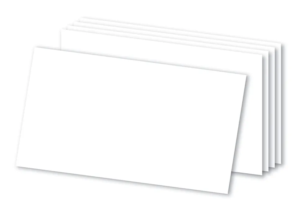 Office Depot® Brand Blank Index Cards, 3" x 5", White, Pack Of 300