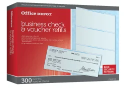 Office Depot® Brand Business Check Refill Pack, 1-Part, Pack Of 300