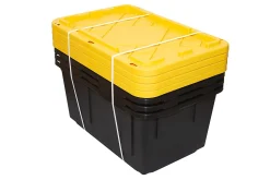 Office Depot® Brand by GreenMade® Professional Storage Tote With Handles/Snap Lid, 27 Gallon, 30-1/10