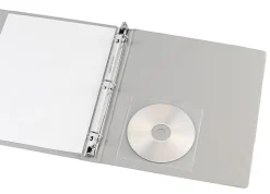 Office DepotĀ® Brand CD/DVD Adhesive Pockets, 6" x 10 1/2", Clear, Non-Glare, Pack Of 10