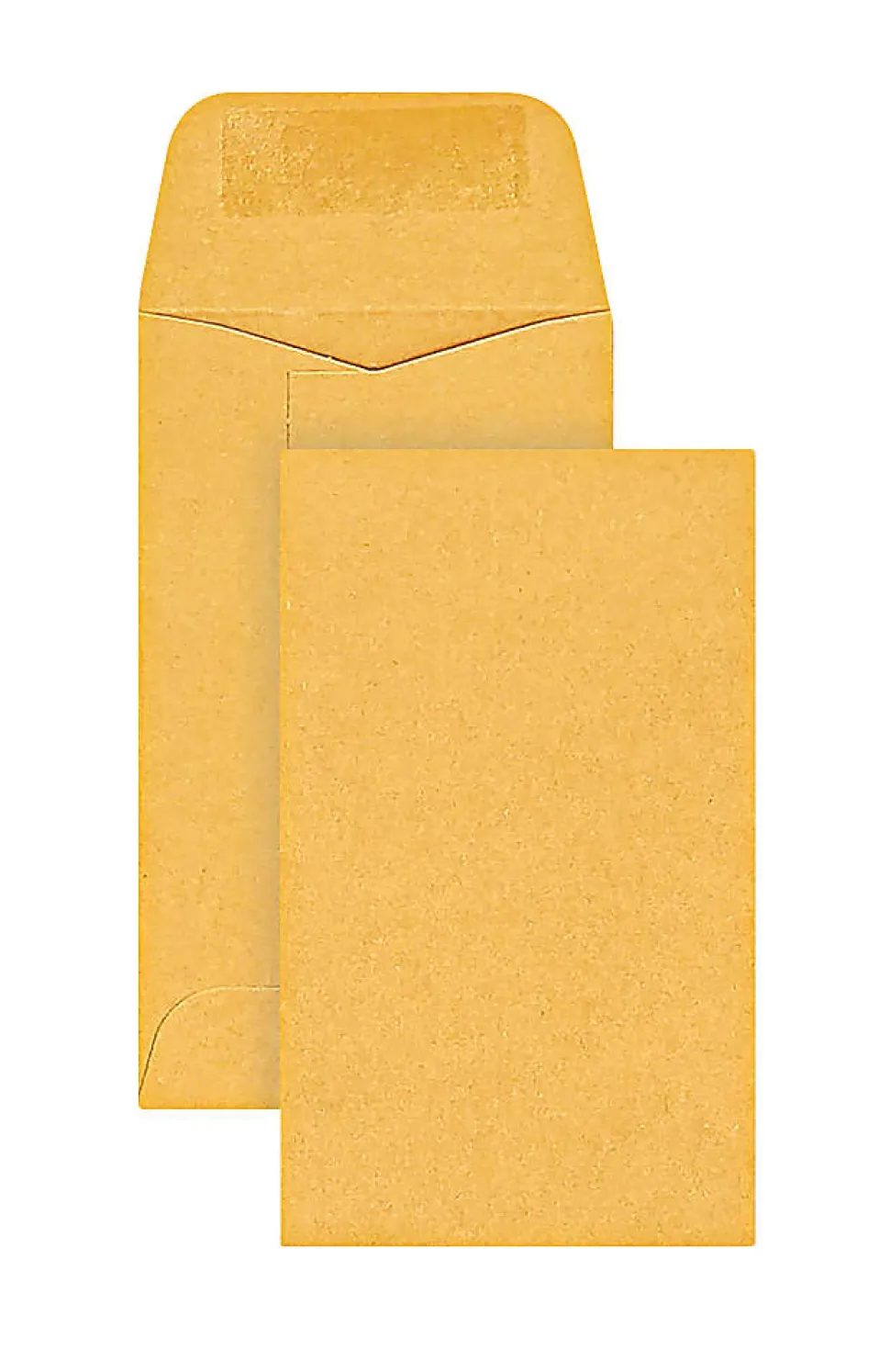 Office Depot® Brand Coin Envelopes, 2-1/2" x 4-1/4", Gummed Seal, Manila, Box Of 500