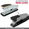 Office Depot® Brand Compact Half-Strip Metal Desktop Stapler, 20 Sheets Capacity, Silver