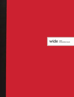 Office DepotĀ® Brand Composition Books, 7-1/2" x 9-3/4", Wide Ruled, 80 Sheets, Assorted Colors, Pack Of 4 Books