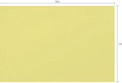 Office DepotĀ® Brand Construction Paper, 12" x 18", 100% Recycled, Yellow, Pack Of 50 Sheets