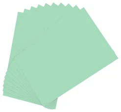 Office Depot® Brand Construction Paper, 12" x 18", 100% Recycled, Light Green, Pack Of 50 Sheets