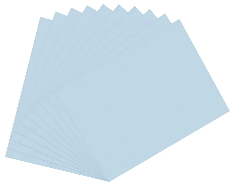 Office Depot® Brand Construction Paper, 9" x 12", 100% Recycled, Light Blue, Pack Of 50 Sheets