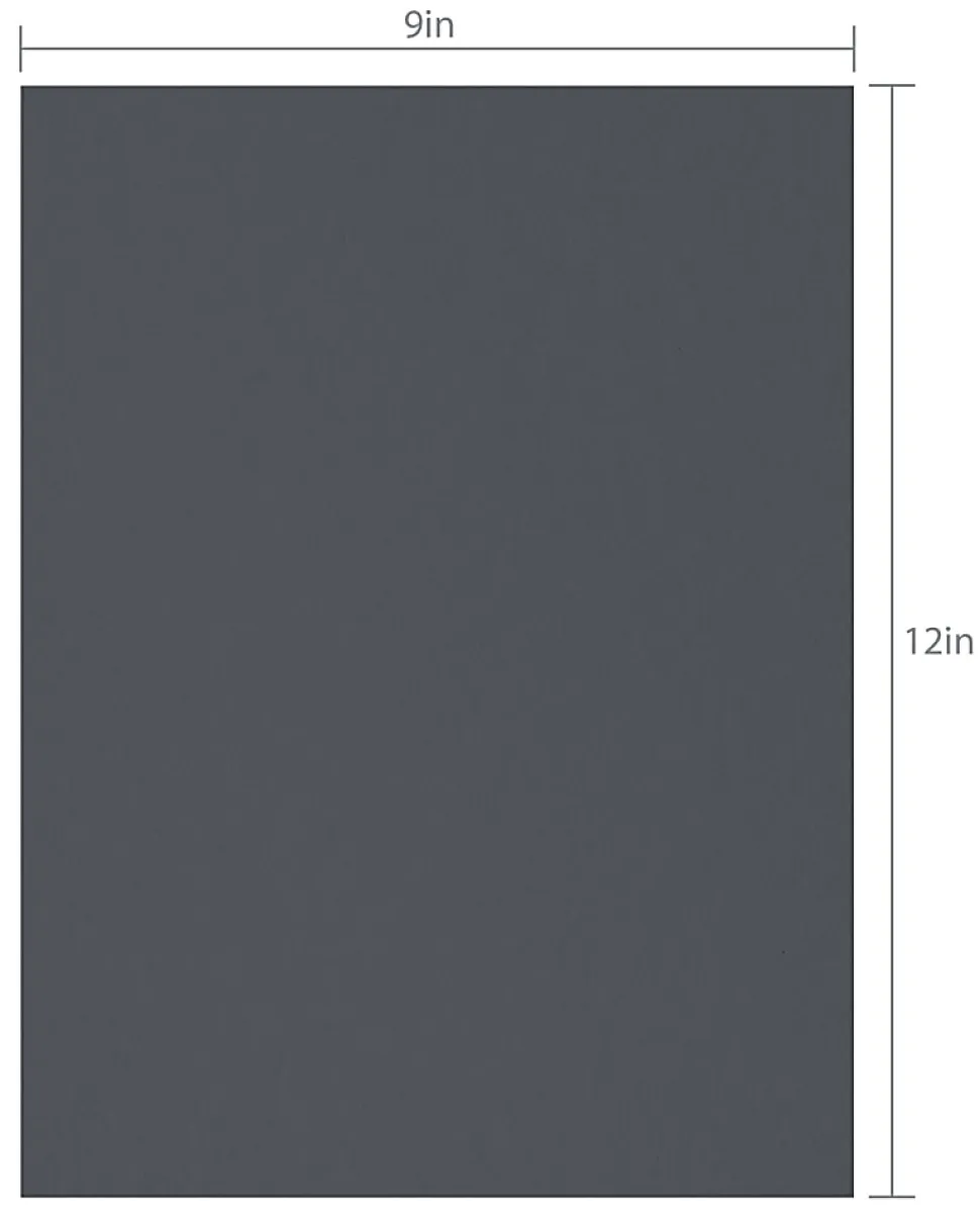Office Depot® Brand Construction Paper, 9" x 12", 100% Recycled, Black, Pack Of 500 Sheets