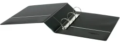 Office Depot® Brand Durable Legal-Size Reference 3-Ring Binder, 2" Round Rings, 41% Recycled, Black