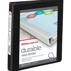 Office Depot® Brand Durable View Slant-Ring 3-Ring Binder, 1