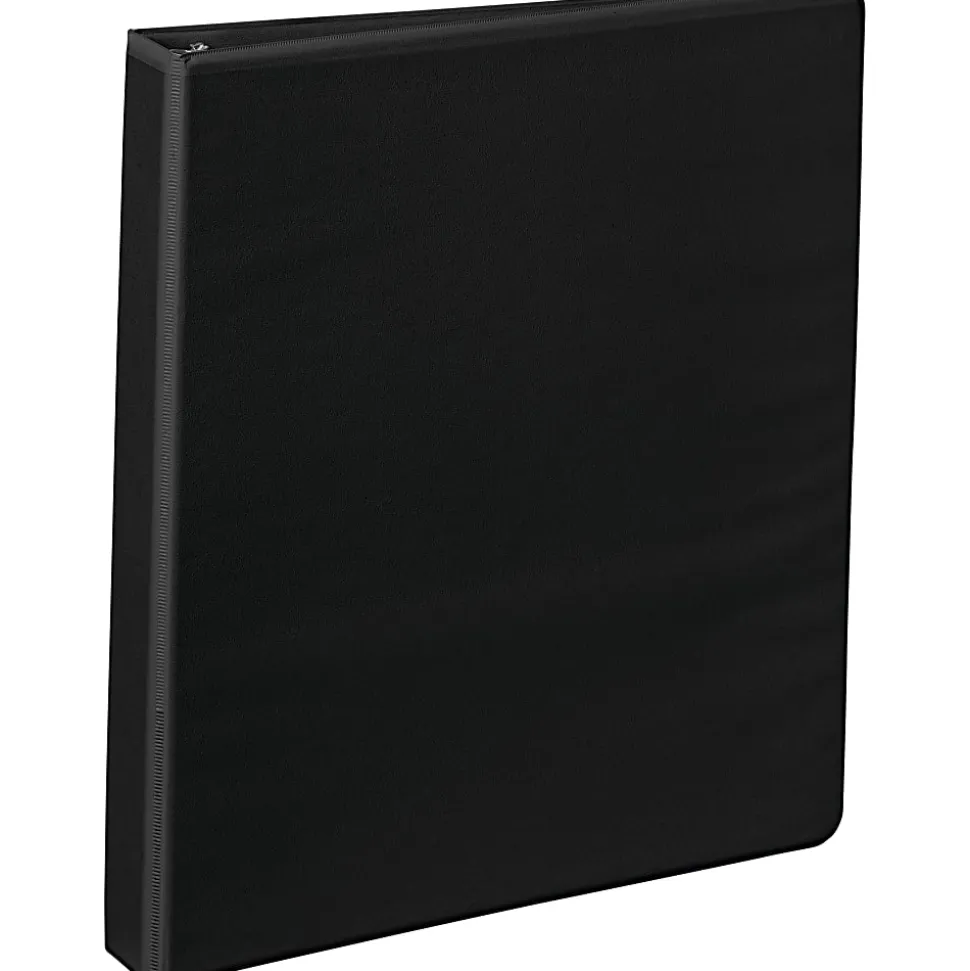 Office Depot® Brand Durable View Slant-Ring 3-Ring Binder, 1" Slant Rings, Black