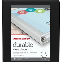 Office Depot® Brand Durable View Slant-Ring 3-Ring Binder, 1