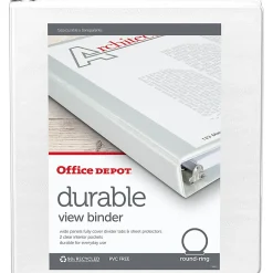 Office Depot® Brand Durable View 3-Ring Binder, 1